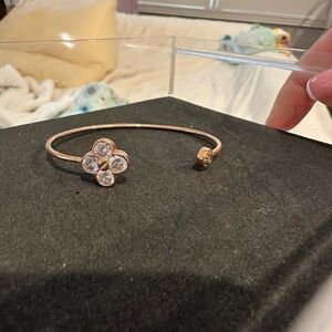 Henri Bendel Rose Gold Floral Bracelet